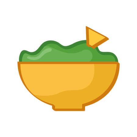 guacamole bowl designのイラスト素材