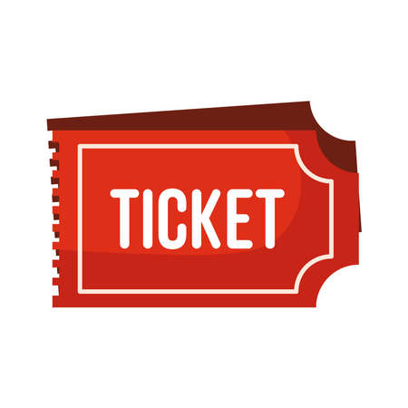 red ticket designのイラスト素材