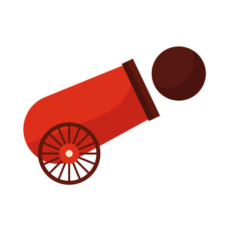 red circus cannonのイラスト素材