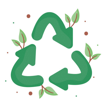recycle symbol designのイラスト素材