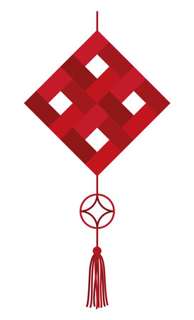 chinese ornament illustrationのイラスト素材