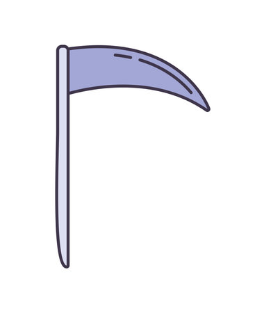 purple scythe designのイラスト素材