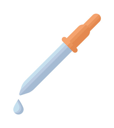 blue dropper designのイラスト素材