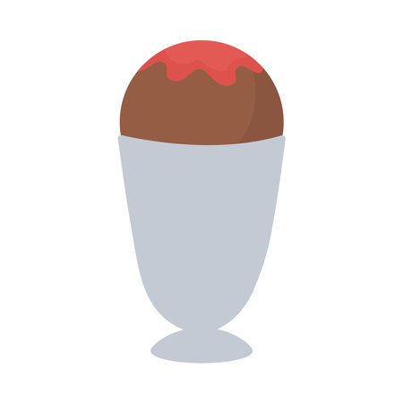 chocolate milkshake designのイラスト素材