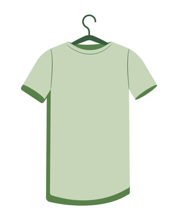 green shirt designのイラスト素材