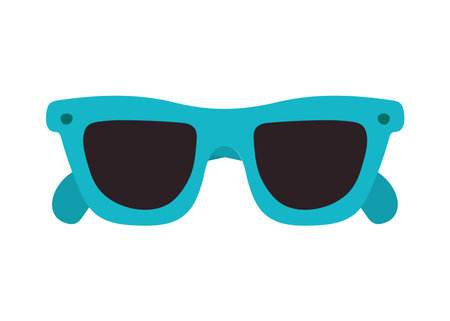 blue sunglasses illustrationのイラスト素材