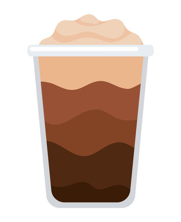 ice coffee designのイラスト素材