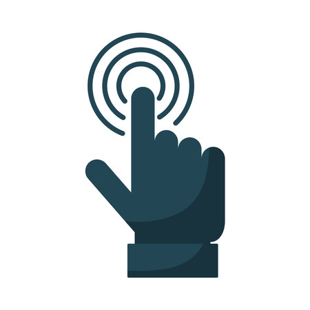 hand cursor designのイラスト素材