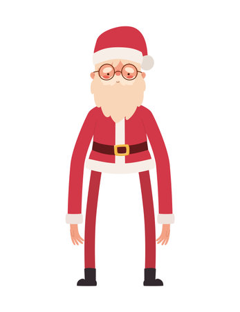 skinny santa clausのイラスト素材