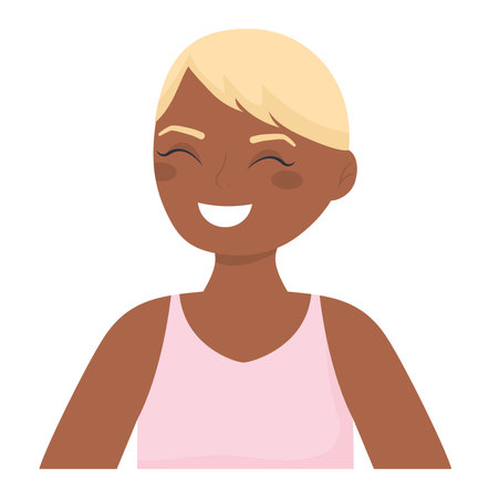 glad lady designのイラスト素材