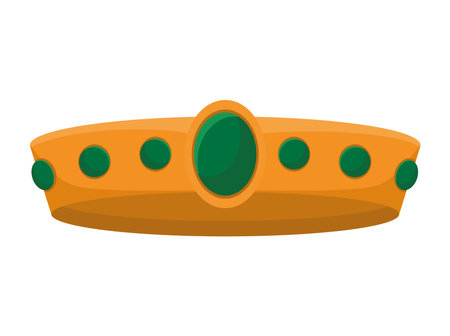 cute crown designのイラスト素材