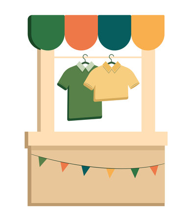 flea market designのイラスト素材