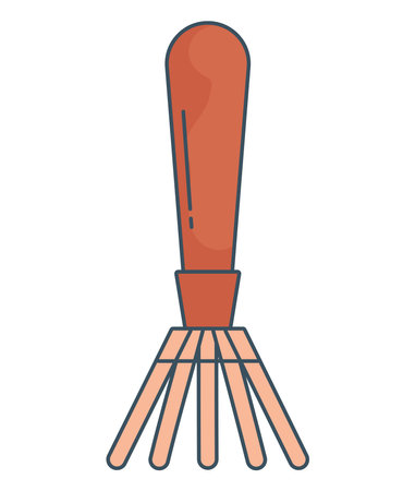 gardening rake designのイラスト素材