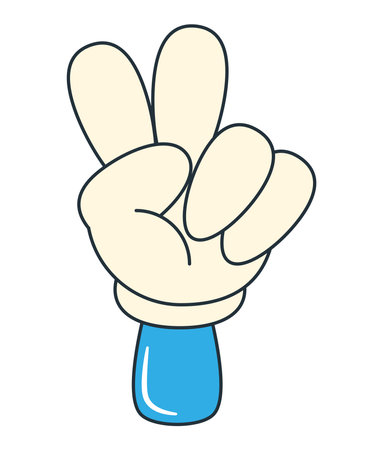 colored hand designのイラスト素材