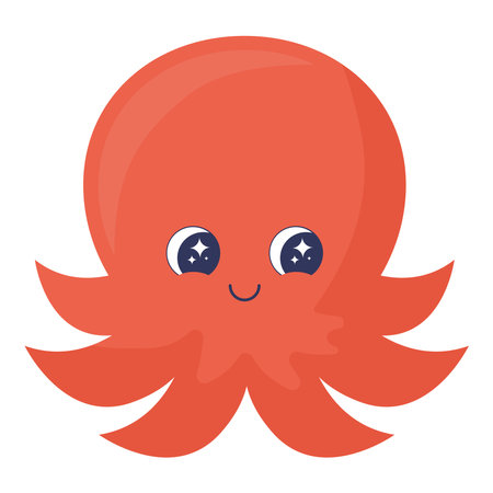 cute octupos designのイラスト素材