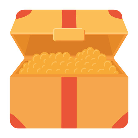 treasure chest designのイラスト素材