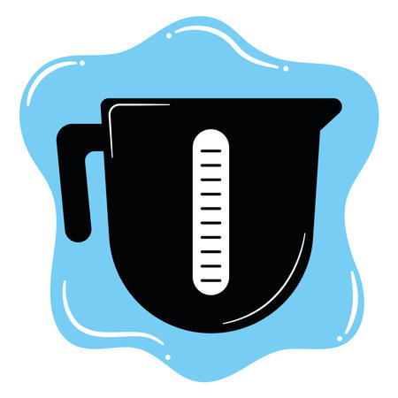colored mesure cupのイラスト素材