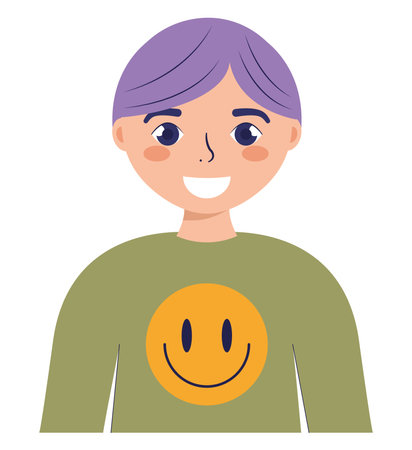 glad boy designのイラスト素材