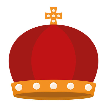 cute crown iconのイラスト素材