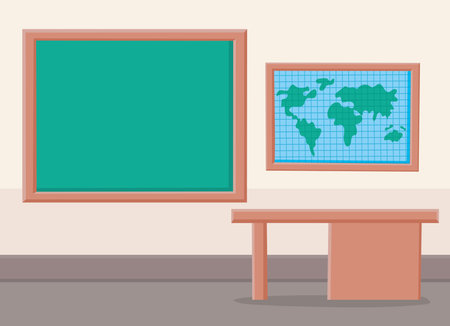 classic classroom posterのイラスト素材