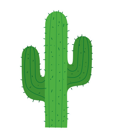 green cactus illustrationのイラスト素材