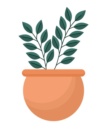 potted plant designのイラスト素材