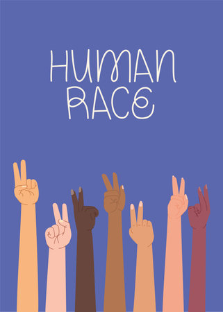 card of human raceのイラスト素材