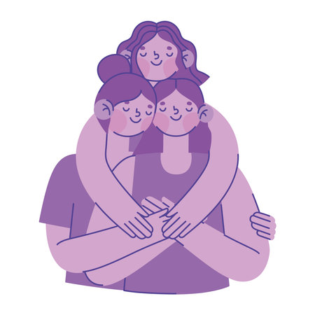 purple people designのイラスト素材