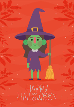 poster of halloweenのイラスト素材