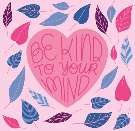 mental health cardのイラスト素材