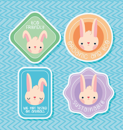 cruelty free stampsのイラスト素材