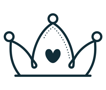 crown icon designのイラスト素材