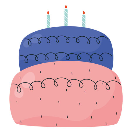 birthday cake illustration