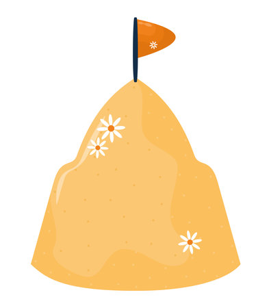 songkran sand castleのイラスト素材