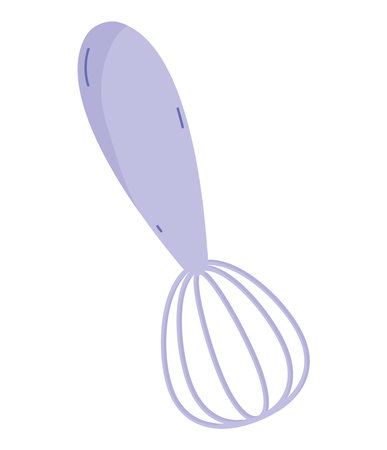 purple whisk designのイラスト素材