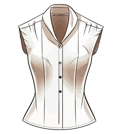 elegant modern shirt designのイラスト素材
