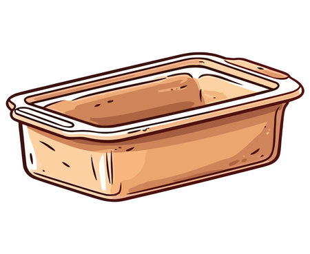 Fresh fruit in plastic container with lidのイラスト素材