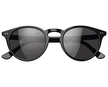Fashionable eyewear for summerのイラスト素材