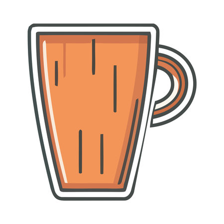 Coffee mug design illustrationのイラスト素材