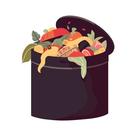 vegetables trash design