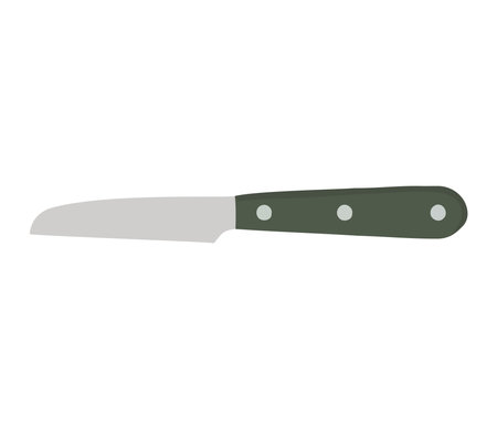 Sharp metallic knife design vectorのイラスト素材