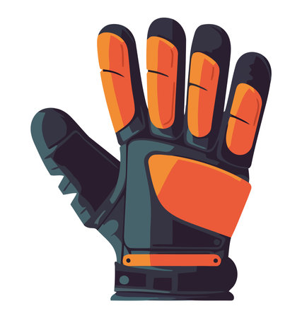 protective gloves illustrationのイラスト素材