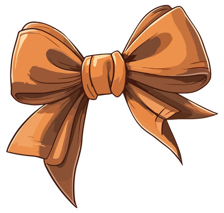 Tied bow designのイラスト素材
