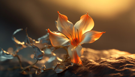 A vibrant bouquet of flowers, showcasing nature elegance and beauty generated by artificial intelligenceの素材