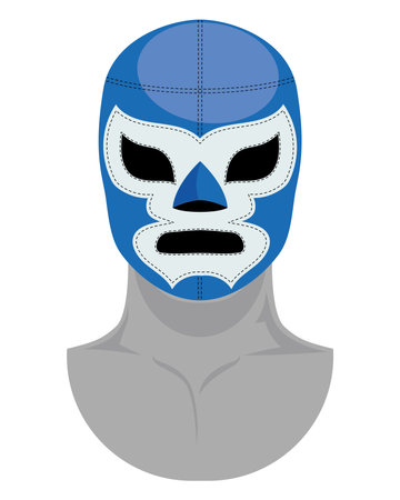 mexican wrestling maskのイラスト素材
