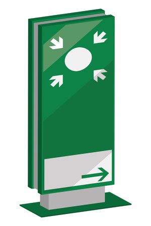 meeting point signのイラスト素材