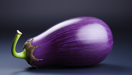 Fresh, organic, purple vegetable nature healthy gourmet decoration generated by artificial intelligenceの素材