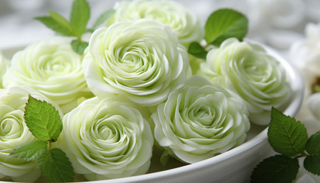 Freshness and beauty in nature a single flower fragility blossoms generated by artificial intelligenceの素材