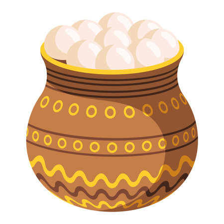 pohela boishakh foodのイラスト素材