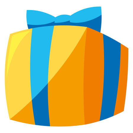 birthday party giftのイラスト素材